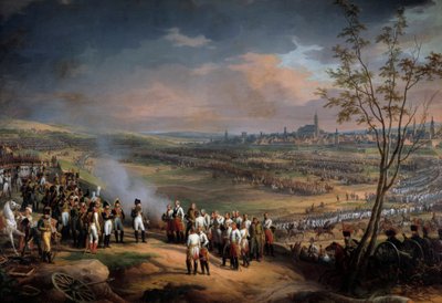 The Surrender of the City of Ulm on 20/10/1805, Emperor Napoleon I Received the Surrender of General Mack (detail) by Charles Thevenin
