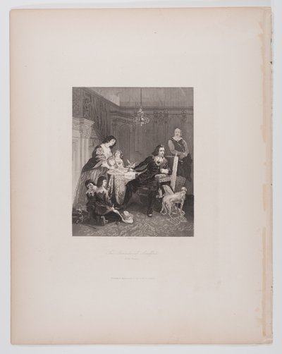 The Attainder of Strafford (After Leutze) by Charles Thomas Burt