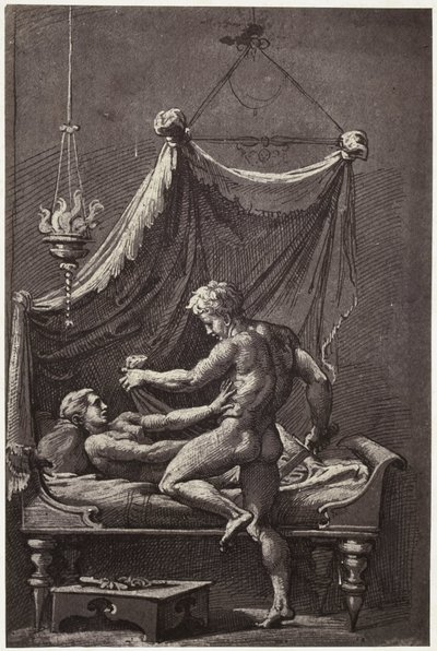 Photoreproduction of a Drawing by Perino del Vaga, The Rape of Lucretia by Charles Thurston Thompson