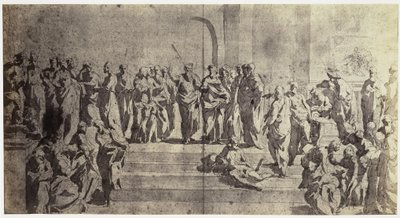 Photoreproduction of a Drawing by Raphael, Study for The School of Athens by Charles Thurston Thompson