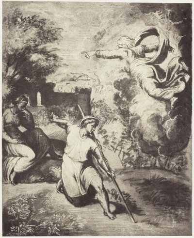 Photoreproduction of a Drawing by Raphael, Expulsion of Adam and Eve from Paradise by Charles Thurston Thompson