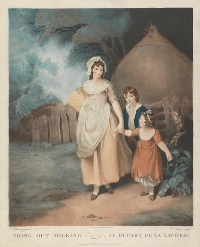 Going Out Milking by Charles Turner