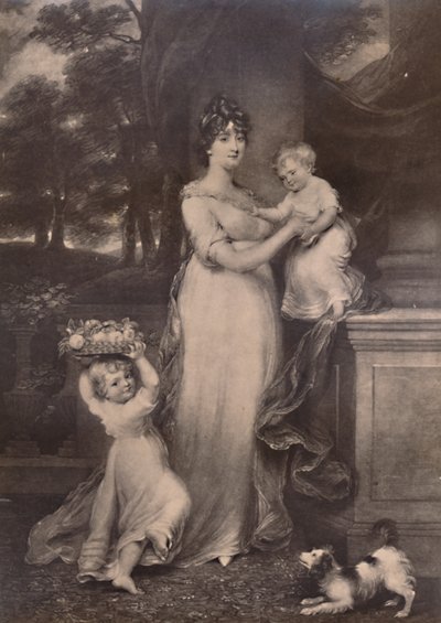 Maria Scott-Waring and her daughters, c1804 by Charles Turner