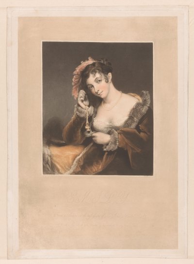 Portrait of Emily St Clare by Charles Turner