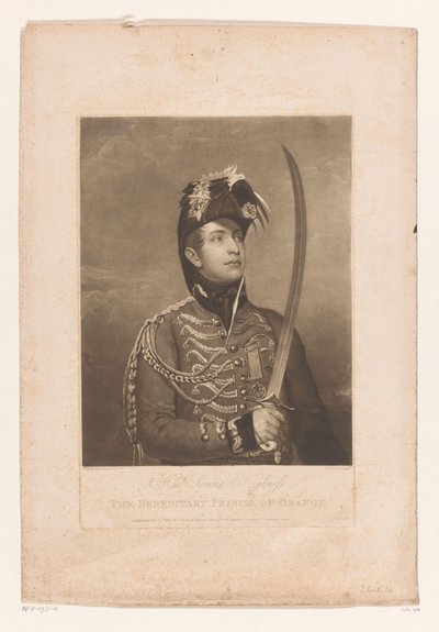 Portrait of William II, King of the Netherlands by Charles Turner