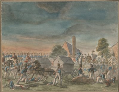 The Meeting of the Duke of Wellington and Prince Blücher, Near La Belle Alliance by Charles Turner Warren