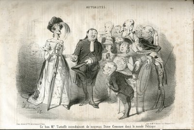 Illustration by Charles Vernier in Le Charivari by Charles Vernier