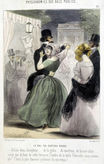 Prom populaire de Paris: The ball of the Chateau rouge by Charles Vernier