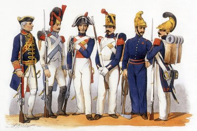 Uniforms of French Army: Special Forces of the City of Paris (Cavalry) by Charles Vernier
