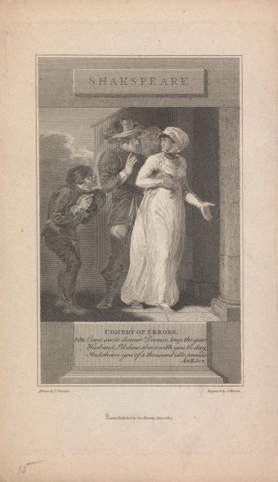 Comedy of Errors, Act II Scene 2 by Charles Warren