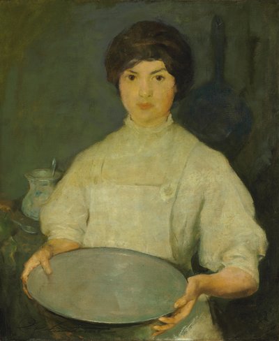 Girl with Pan by Charles Webster Hawthorne