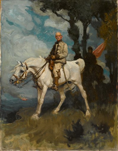 General Sir Frederick Sleigh Roberts, on his horse Vonolel by Charles Wellington Furse