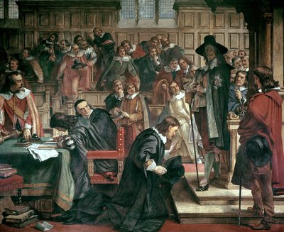 Attempted arrest of 5 members of the House of Commons by Charles I, 1642 by Charles West Cope
