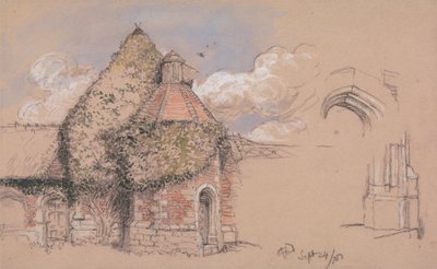 Ruins of the Ancient Palace of the Archbishops of Canterbury at Otford, Kent, September 24, 1856 by Charles West Cope