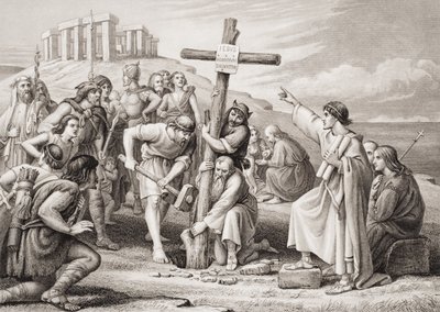 The First Preaching of Christianity in Britain by Charles West Cope