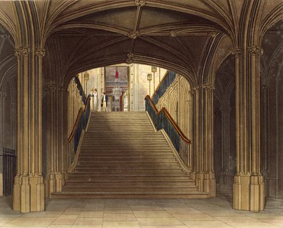 A Staircase, Windsor Castle, from 