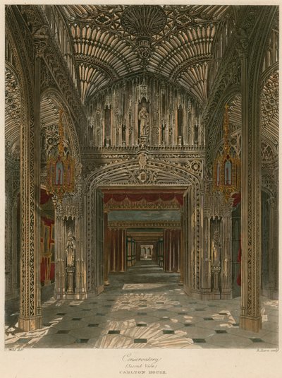 Conservatory, Carlton House, London by Charles Wild
