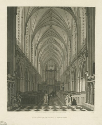 Interior of Lichfield Cathedral - Choir by Charles Wild