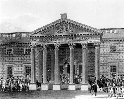 The Coronation of George IV at Carlton House, etched by Robert Havell II, 1824 by Charles Wild