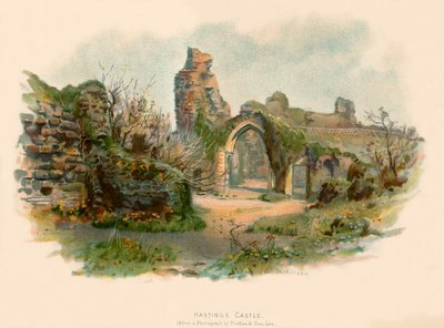 Hastings Castle by Charles Wilkinson