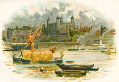 Tower of London in the 19th century by Charles Wilkinson
