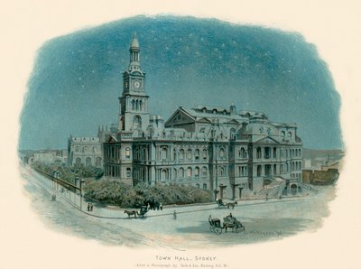 Town hall, Sydney by Charles Wilkinson