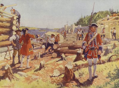 The Founding of Halifax by Charles William (after) Jefferys