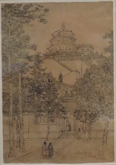 Summer Palace, Peking by Charles William Bartlett