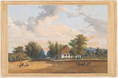 View of Rijswijk Batavia by Charles William Meredith van de Velde