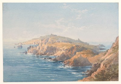 Coastal Landscape in Corsica by Charles William Meredith van de Velde
