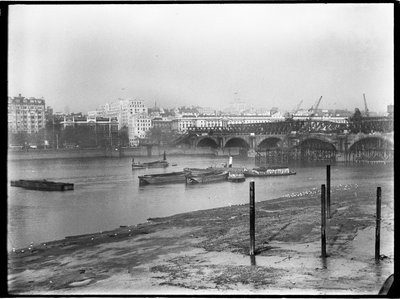 Demolition of Waterloo Bridge, City of Westminster, Greater London Authority by Charles William Prickett