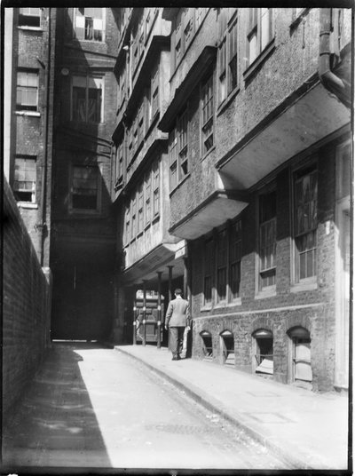 Middle Temple Lane, Temple, City of London, Greater London Authority, 1930s by Charles William Prickett