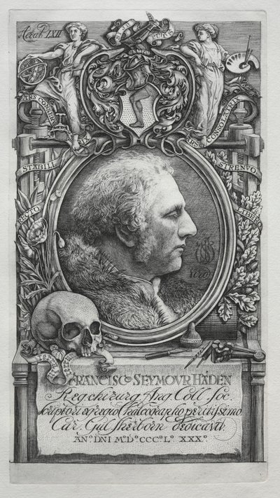 Hadeniana - Portrait of Sir Francis Seymour Haden by Charles William Sherborn