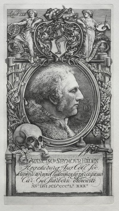 Hadeniana - Portrait of Sir Francis Seymour Haden, 1880 by Charles William Sherborn