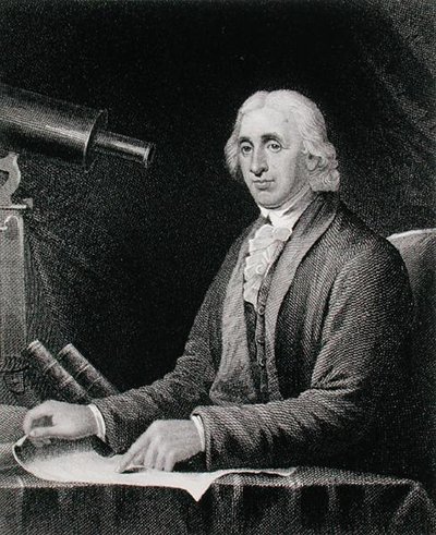 Portrait of David Rittenhouse (1732-96), engraved by James Barton Longacre (1794-1869) by Charles Willson (after) Peale