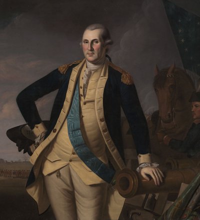 George Washington at the Battle of Princeton by Charles Willson (and workshop) Peale