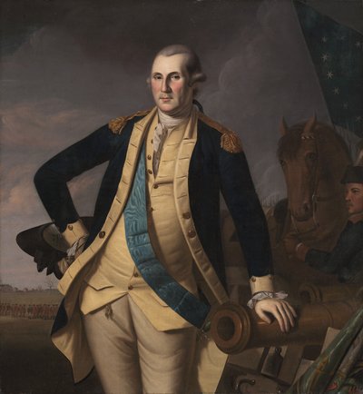 George Washington at the Battle of Princeton by Charles Willson Peale