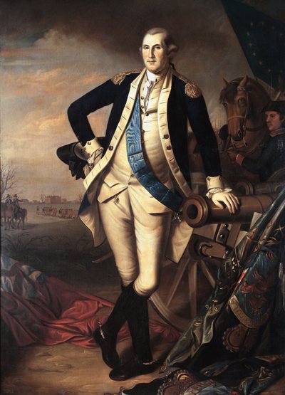 Portrait of George Washington after the Battle of Princeton, January 3 by Charles Willson Peale