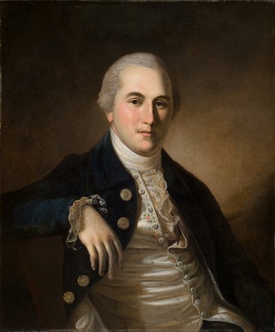 Portrait of Robert Hazlehurst by Charles Willson Peale