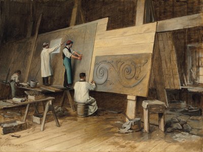 Artist Executing Designs for the World