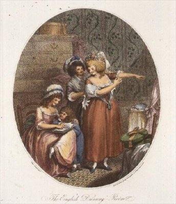 The English Dressing Room, engraved by P.W. Tomkins by Charles after Ansell