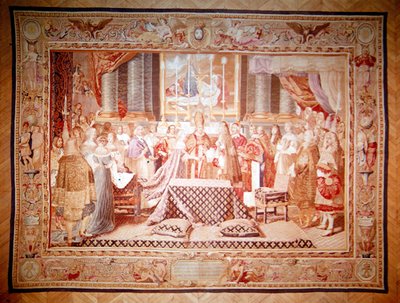 The Marriage of Louis XIV and his cousin Maria Theresa of Spain by Charles after Le Brun