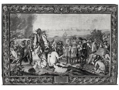 Louis XIV at the Siege of Douai, July 1667, Gobelins Workshop by Charles attr. to Le Brun