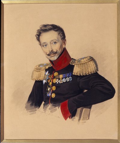 Portrait of Prince Fyodor Fyodorovich Gagarin (1746-1863) by Charles de Hampeln