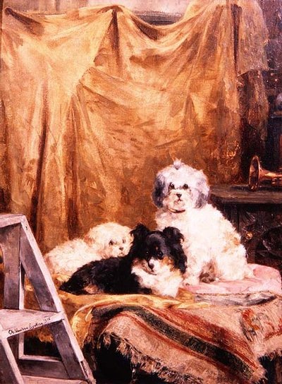 The Actors in the Wings, Resting Between Acts by Charles van den Eycken
