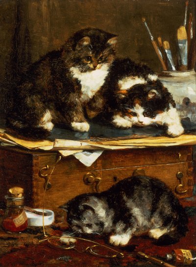 The Artists Studio by Charles van den Eycken