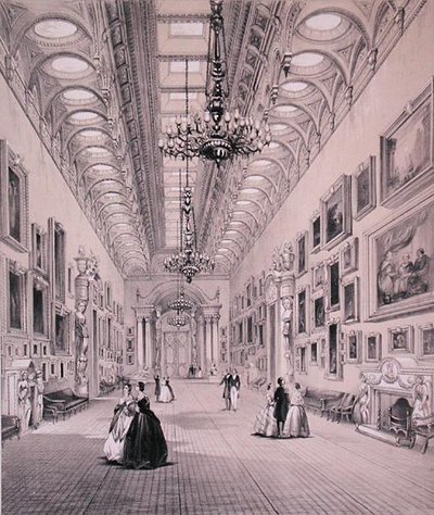The Picture Gallery, Buckingham Palace by Charlotte (after) Campbell