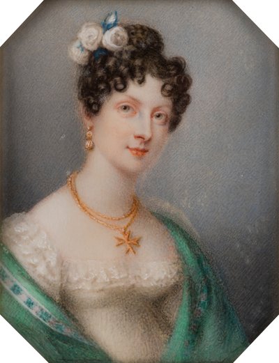 Portrait of Georgina Viscountess Newport, Later Countess of Bradford by Charlotte Jones