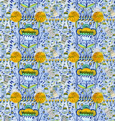 Ashmolean Museum Pattern Design, 2020 by Charlotte Orr