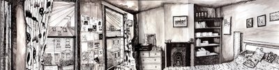 Bedroom Panorama by Charlotte Orr